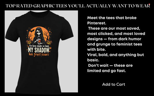 Top-Rated-Graphic-Tees-Viral-Dark-Humor-Feminist-Shirts SHE VIBES AFTER DARK