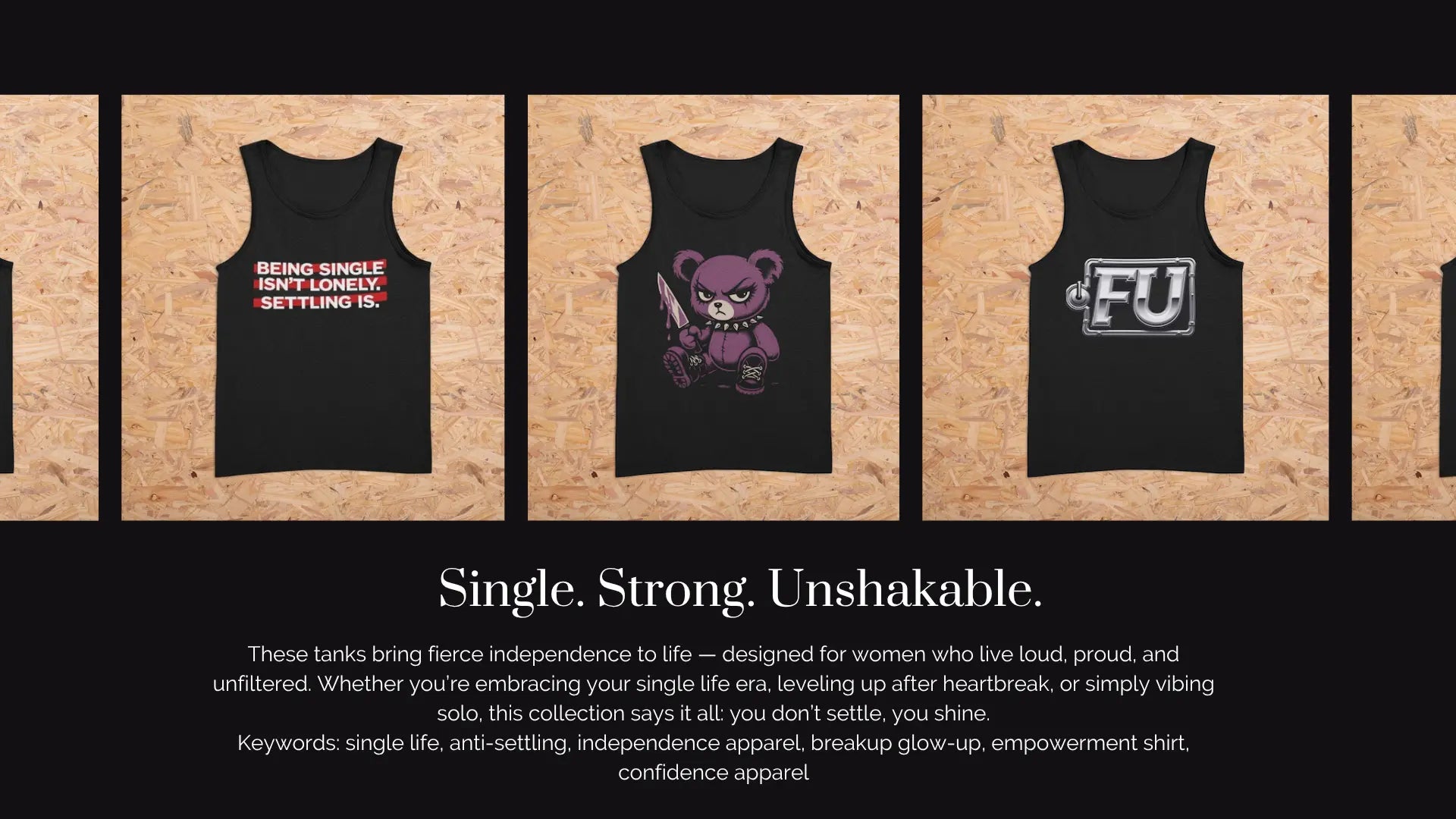 Women-s-Tank-Tops-Single-Life-Confidence-Apparel-SheVibes-After-Dark SHE VIBES AFTER DARK