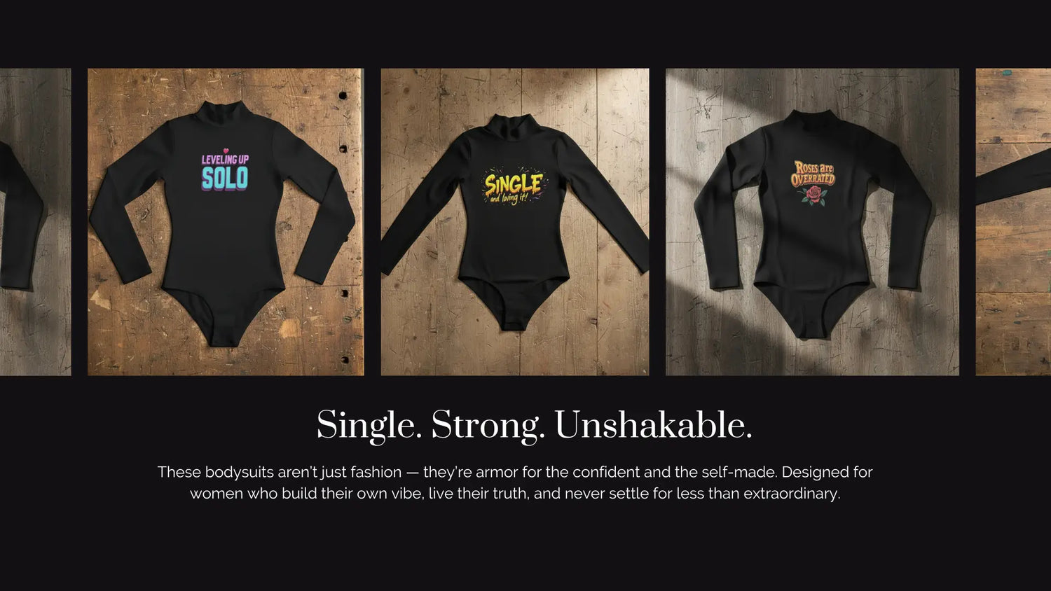 Single-Life-Bodysuits-Sleek-Confidence-Apparel-for-Women-SheVibes-After-Dark SHE VIBES AFTER DARK