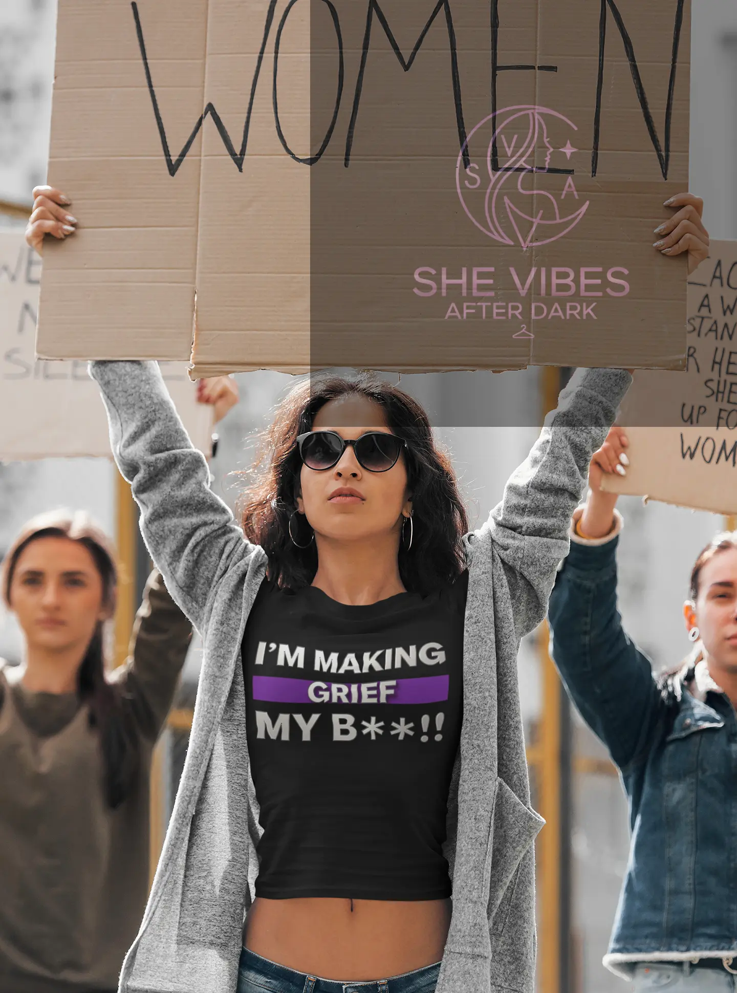 Empowerment-Self-Love-Apparel-Confidence-Shirts-for-Women SHE VIBES AFTER DARK