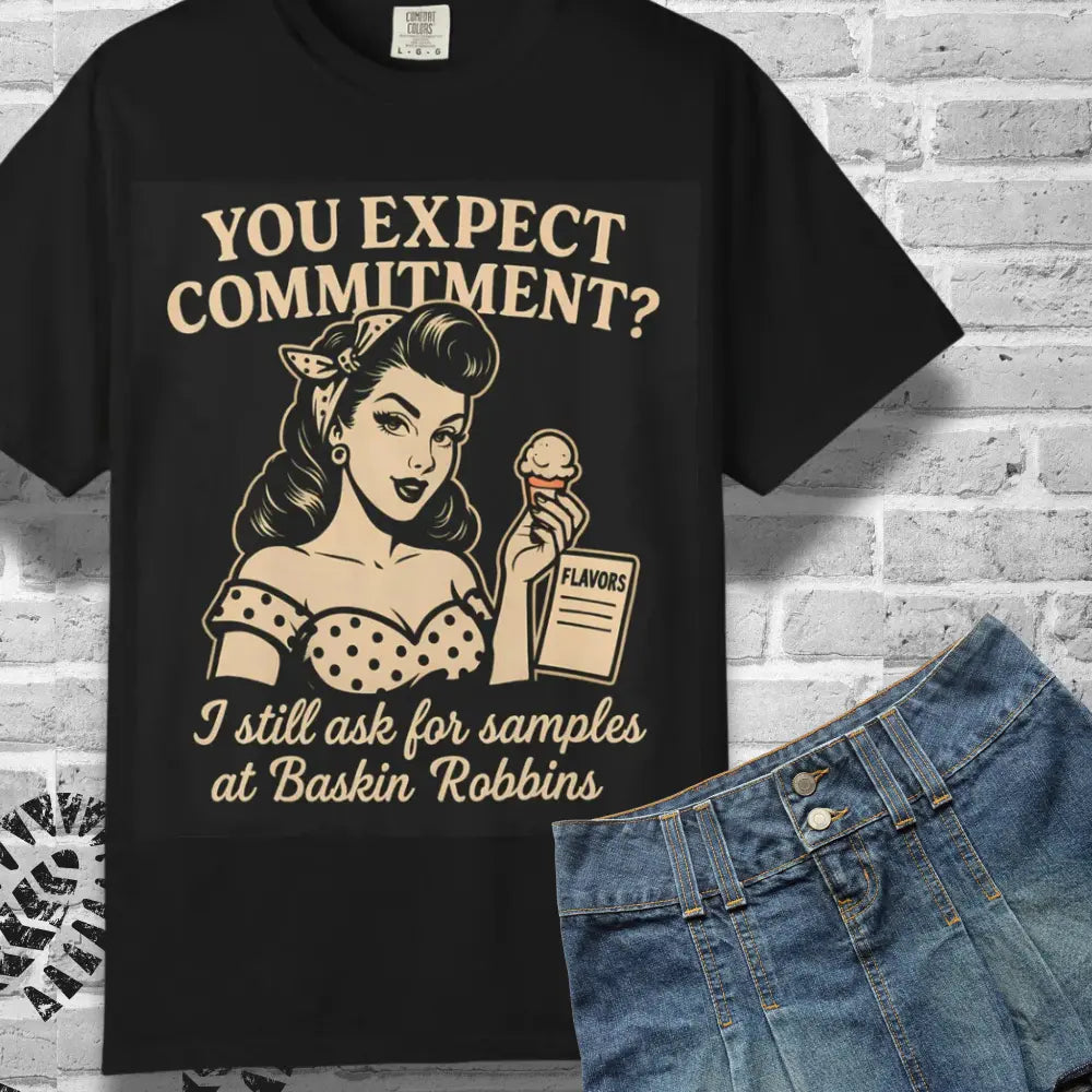 Ice Cream Quote T-Shirt: Women's Vintage Graphic Tee Yoycol
