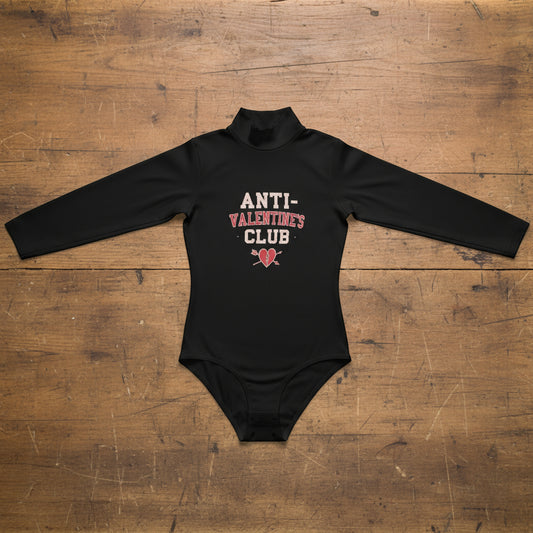 All-Over Print Women's Turtleneck Long Sleeve Bodysuit Yoycol