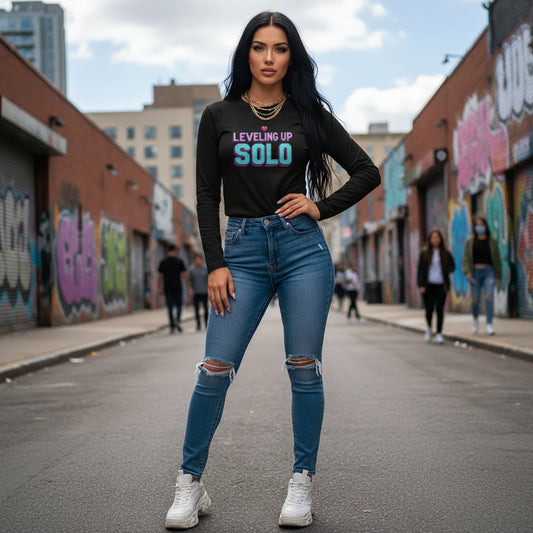 All-Over Print Unisex Yoga Sports Long Sleeve T-Shirt Yoycol