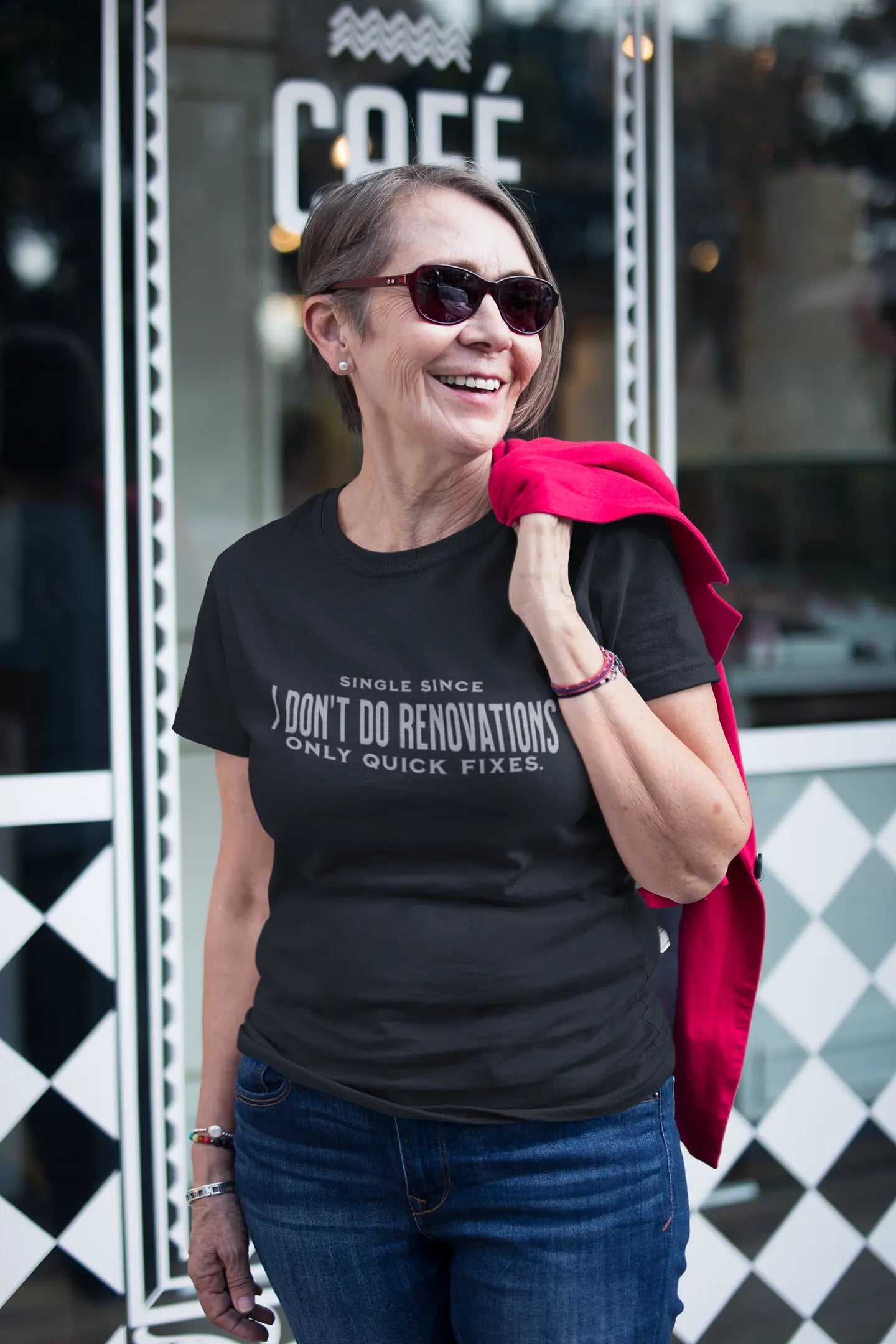 "I Don’t Do Renovations" Unisex T-Shirt | Bold Breakup Energy for Singles of All Genders Yoycol