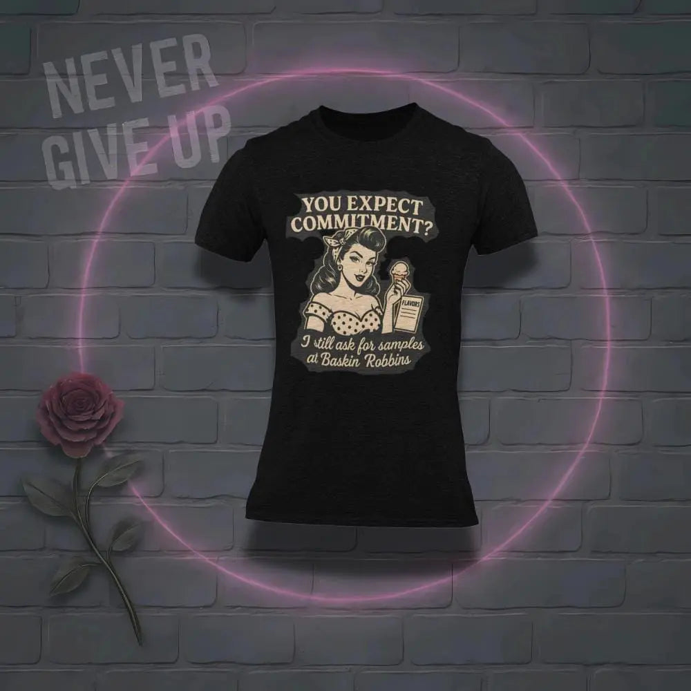 Ice Cream Quote T-Shirt: Women's Vintage Graphic Tee Yoycol