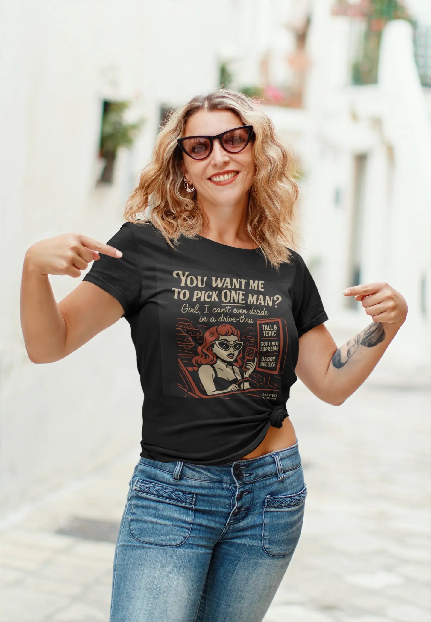 Drive-Thru" Funny Dating Shirt | Happy Single Life & Empowerment Tee Yoycol